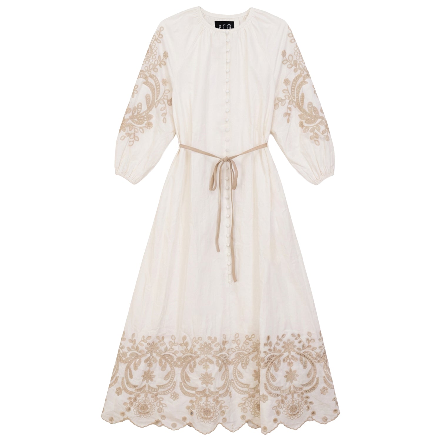 GEM EYELET BUTTON DOWN DRESS Little Women Too GEM EYELET BUTTON DOWN DRESS Little Women Too
