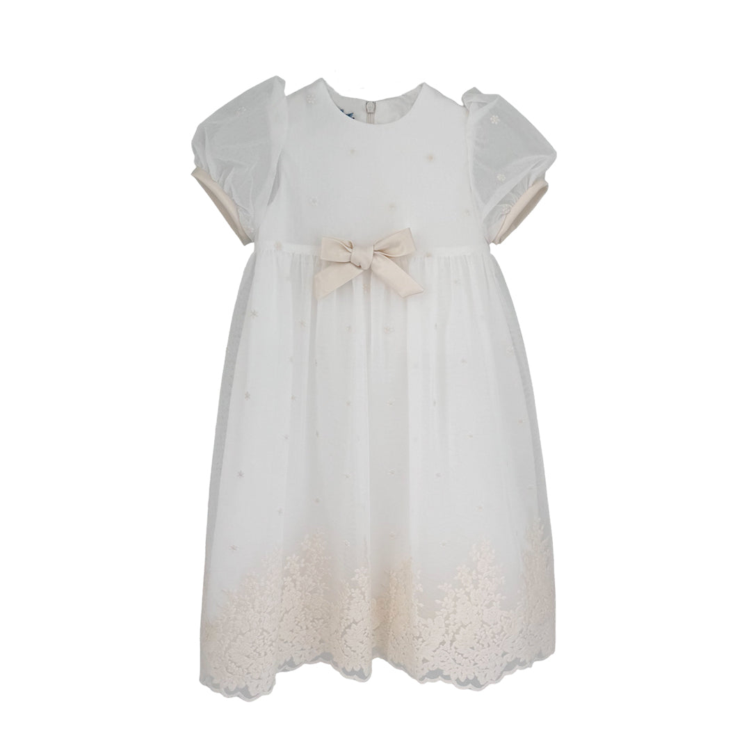 MIMISOL EMBROIDERED TULLE BABY DRESS Little Women Too MIMISOL EMBROIDERED TULLE BABY DRESS Little Women Too