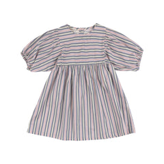 BABE AND TESS AUROROA MINI ROSE FLOWER PRINT DRESS