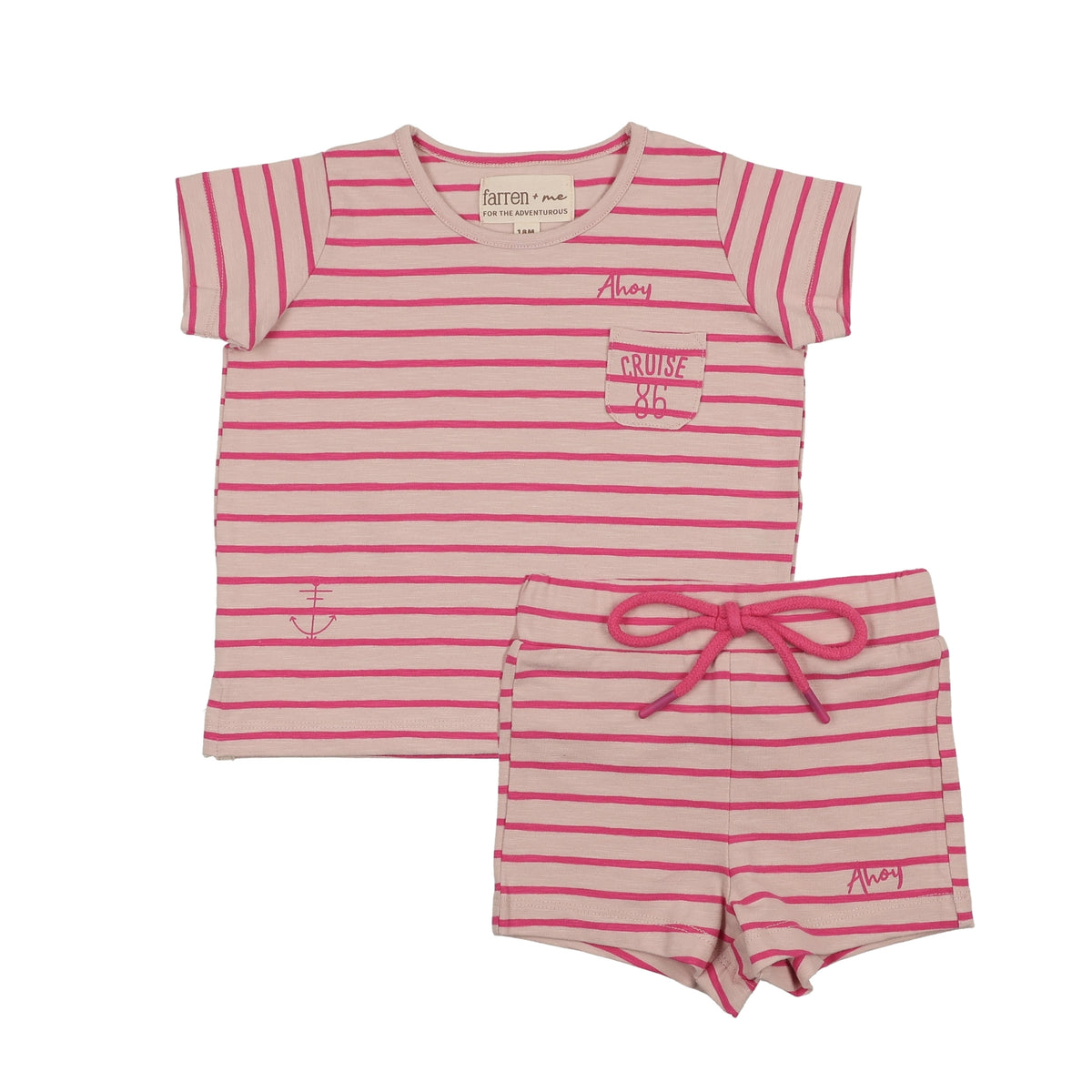 FARREN & ME 2PC STRIPED TRACK SET