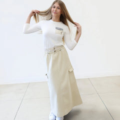 ONE TWENTY DOUBLE POCKET SKIRT