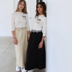 ONE TWENTY DOUBLE POCKET SKIRT
