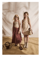 TWINSET BELTED FRONT TIE ANGLED SKIRT