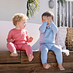 JAYBEE 2PC POINTELLE SWEATER SET