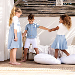 JAYBEE DENIM PANEL JUMPER