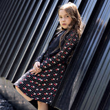 JAYBEE TURTLENECK SWING DRESS