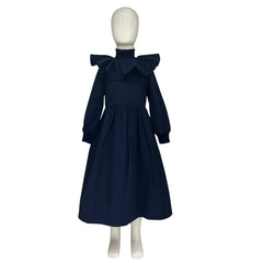 THE MIDDLE DAUGHTER LARGE COLLAR STITCHING DETAIL DRESS