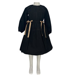THE MIDDLE DAUGHTER SIDE BOWS BUBLE DRESS