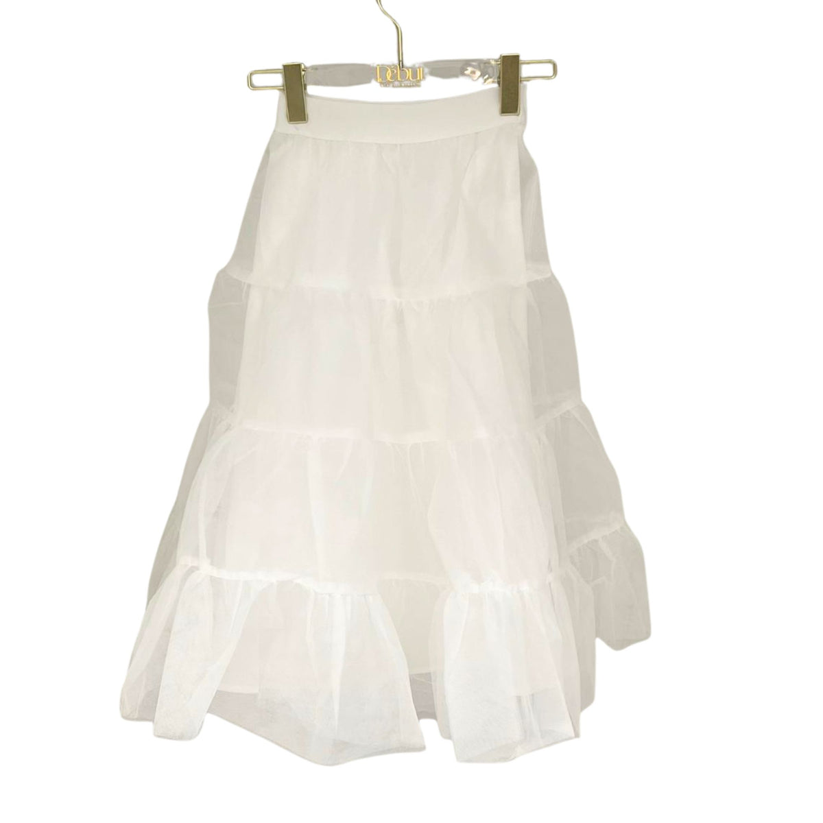 DEBUT ELASTIC WAIST PETTICOAT