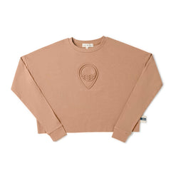 BIRNHAM ON THE SEA 2PC TEEN CROPPED LOGO TEE WITH A-LINE SKIRT