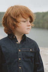 KIN KIN LONG SLEEVE BUTTON DOWN SHIRT
