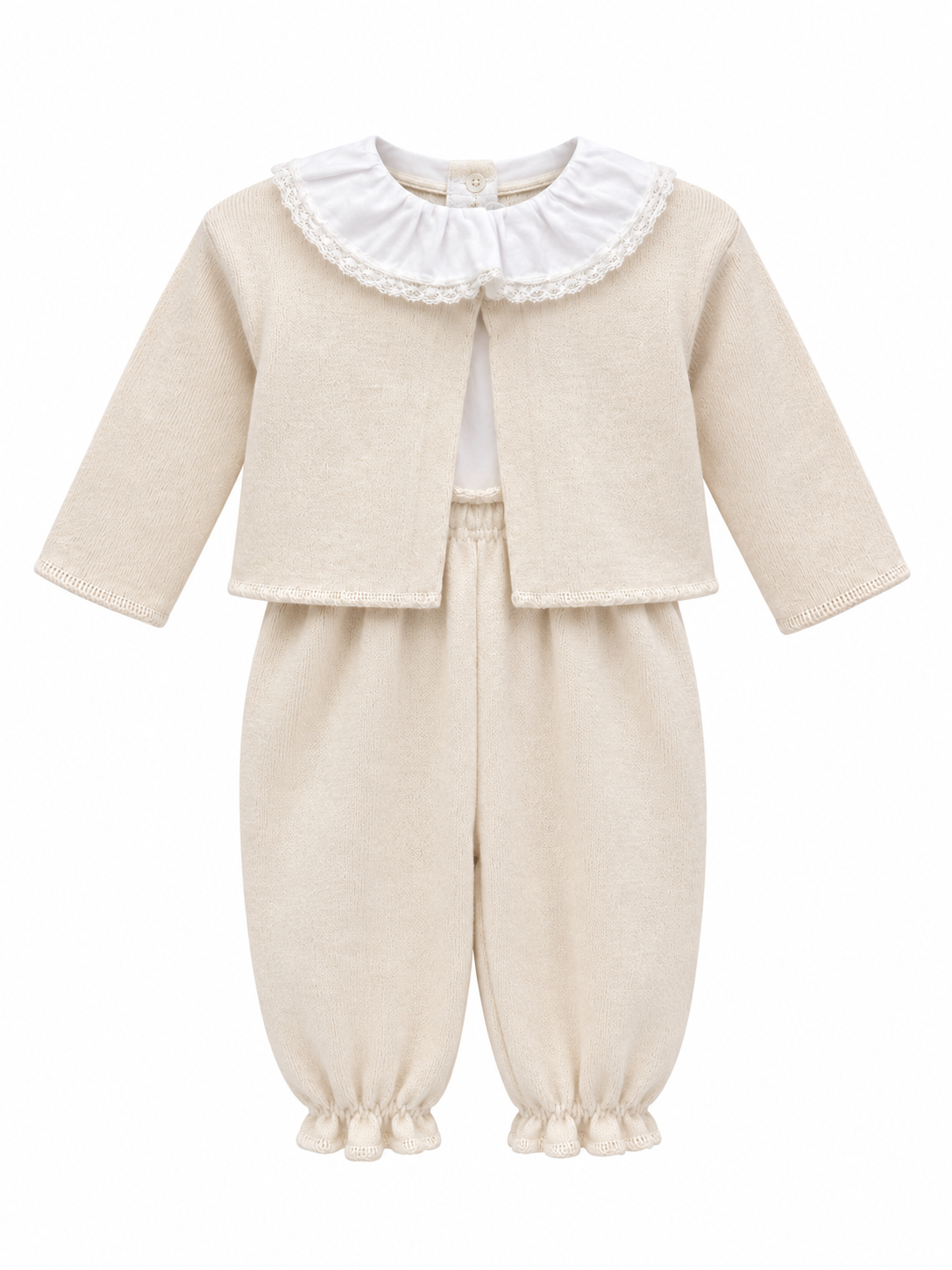 BABE AND TESS 3PC CHLOE SHIRT WITH CLEMENTINA OVERALL