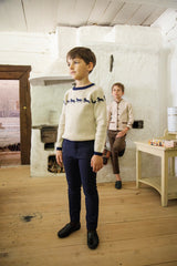 BELATI JACQUARD HORSE KNIT SWEATER