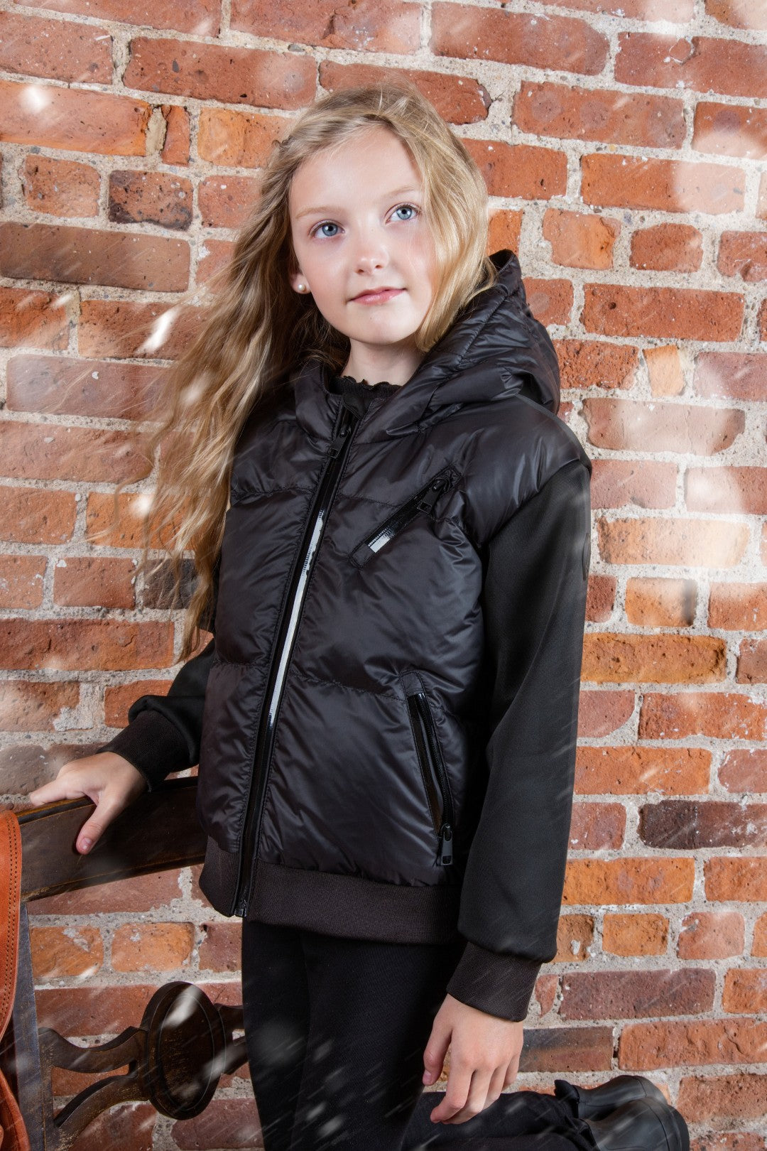 ELLABEE FUR LINED BOMBER JACKET