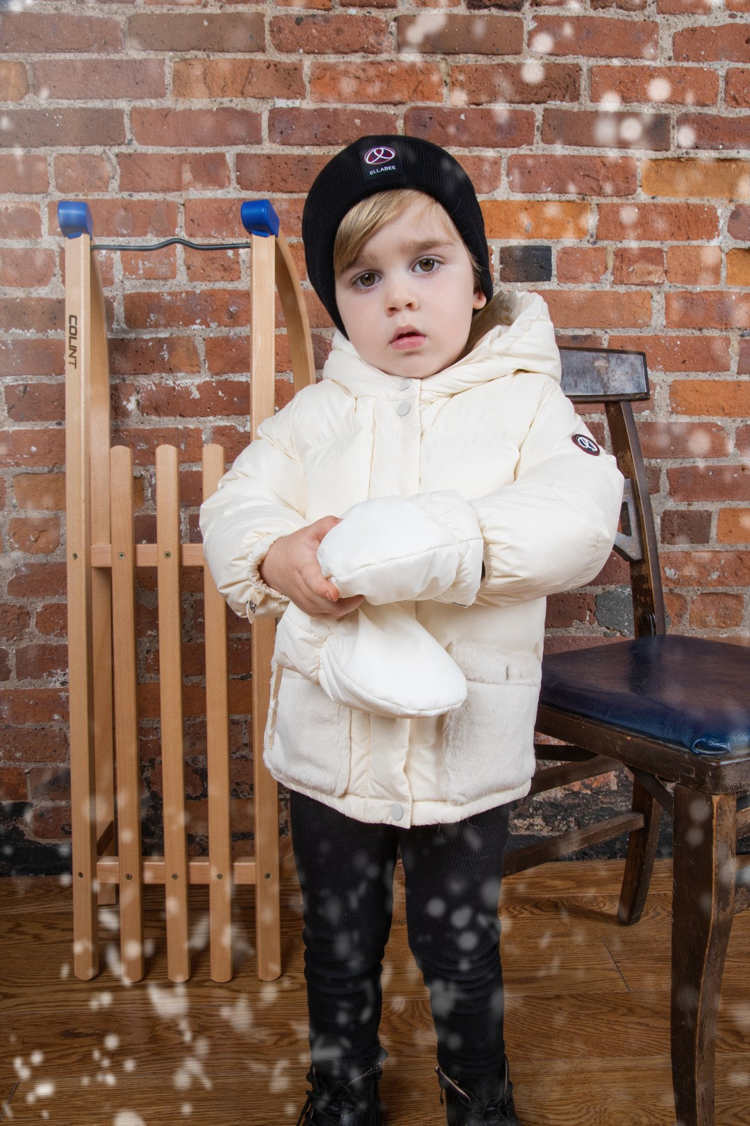 ELLABEE FUR POCKET PUFFER COAT