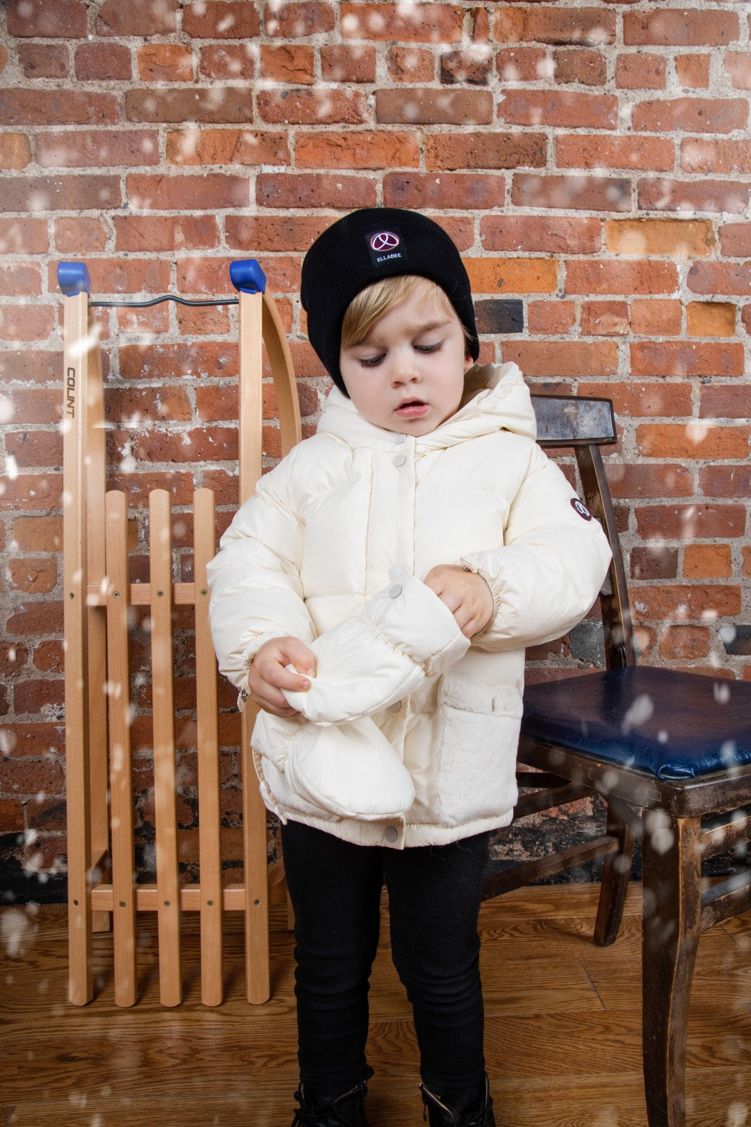 ELLABEE FUR POCKET PUFFER COAT