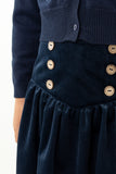 BELATI VELOUR CORDUROY SKIRT