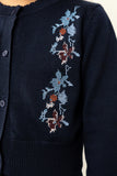 BELATI CROSS STITCH EMBROIDERED CARDIGAN