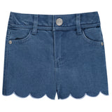 JAYBEE SCALLOPED BIKER SHORTS