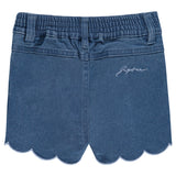 JAYBEE SCALLOPED BIKER SHORTS