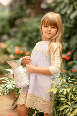LONE FEATHER CLUNY PIN STRIPE HEM JUMPER