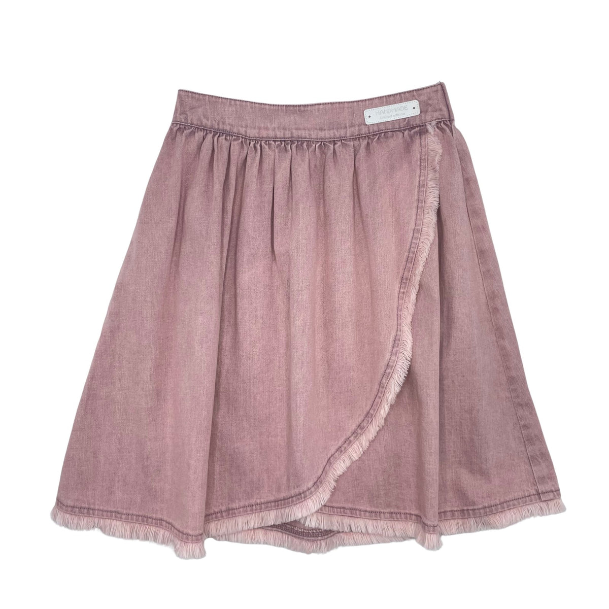 ZALOO WASHED FRINGE SKIRT