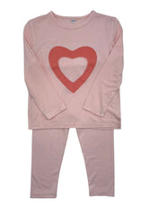 SISTER FRUIT 2PC BLOWPAINT HEART P.J.'S