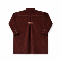 BIRNHAM ON THE SEA PLEAT DETAIL CORDUROY SHIRT DRESS