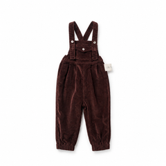 BIRNHAM ON THE SEA 2PC CABLEKNIT CREW WITH FRONT POCKET CORDUROY OVERALLS