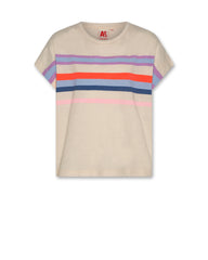AO 76 STRIPE PRINT BO TSHIRT