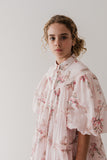 PETITE AMALIE ORCHID PRINT SHIRT DRESS