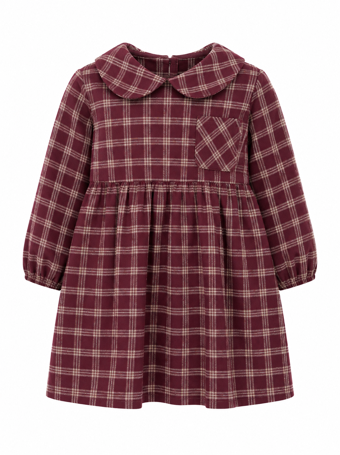 BABE AND TESS CLARA CHECKED DRESS
