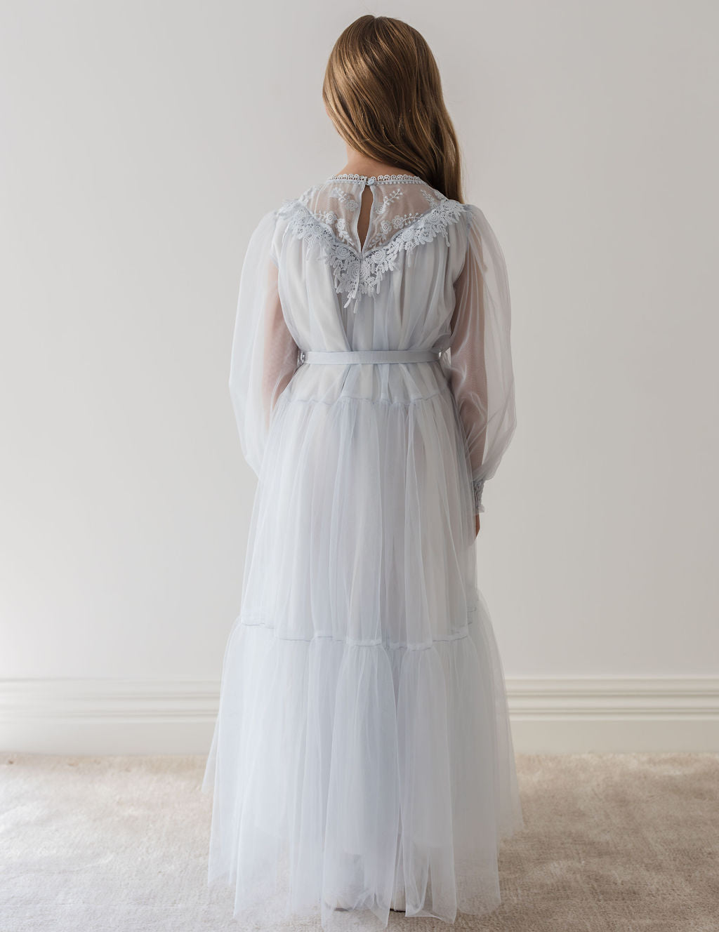 PETITE AMALIE GOLD VINTAGE YOLK TULLE DRESS Little Women Too PETITE AMALIE GOLD VINTAGE YOLK TULLE DRESS Little Women Too