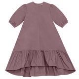 POMPOMME TAFFETA DRESS