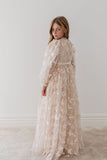 PETITE AMALIE BUTTERFLY TULLE GOWN