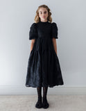 PETITE AMALIE ELISE TONAL LAYERED MIDI DRESS