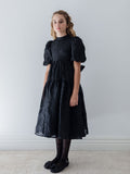 PETITE AMALIE ELISE TONAL LAYERED MIDI DRESS