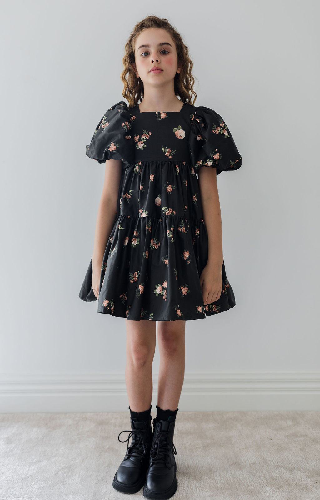 PETITE AMALIE PETITE ROSEBUD CORD DRESS