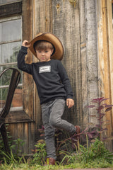JAYBEE SHERPA PATCH SWEATSHIRT