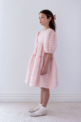 PETITE AMALIE  FRILLY RIBBON DRESS (3/4 SLV)