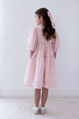 PETITE AMALIE  FRILLY RIBBON DRESS (3/4 SLV)