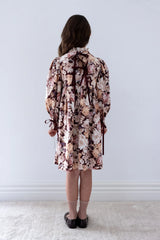 PETITE AMALIE WINTER BLOOM CORDUROY DRESS