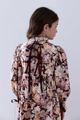PETITE AMALIE WINTER BLOOM CORDUROY DRESS
