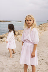 KIN KIN GATHERED SHORT SKIRT