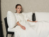 LITTLE TEMPEST PINTUCK TAFFETA GOWN