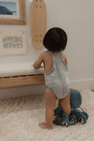 CREW MINI DENIM OVERALL BUBBLE