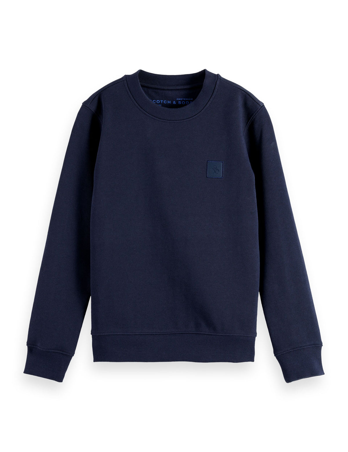 SCOTCH & SODA BADGE CREWNECK SWEATSHIRT