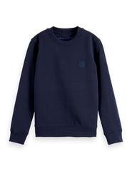 SCOTCH & SODA BADGE CREWNECK SWEATSHIRT