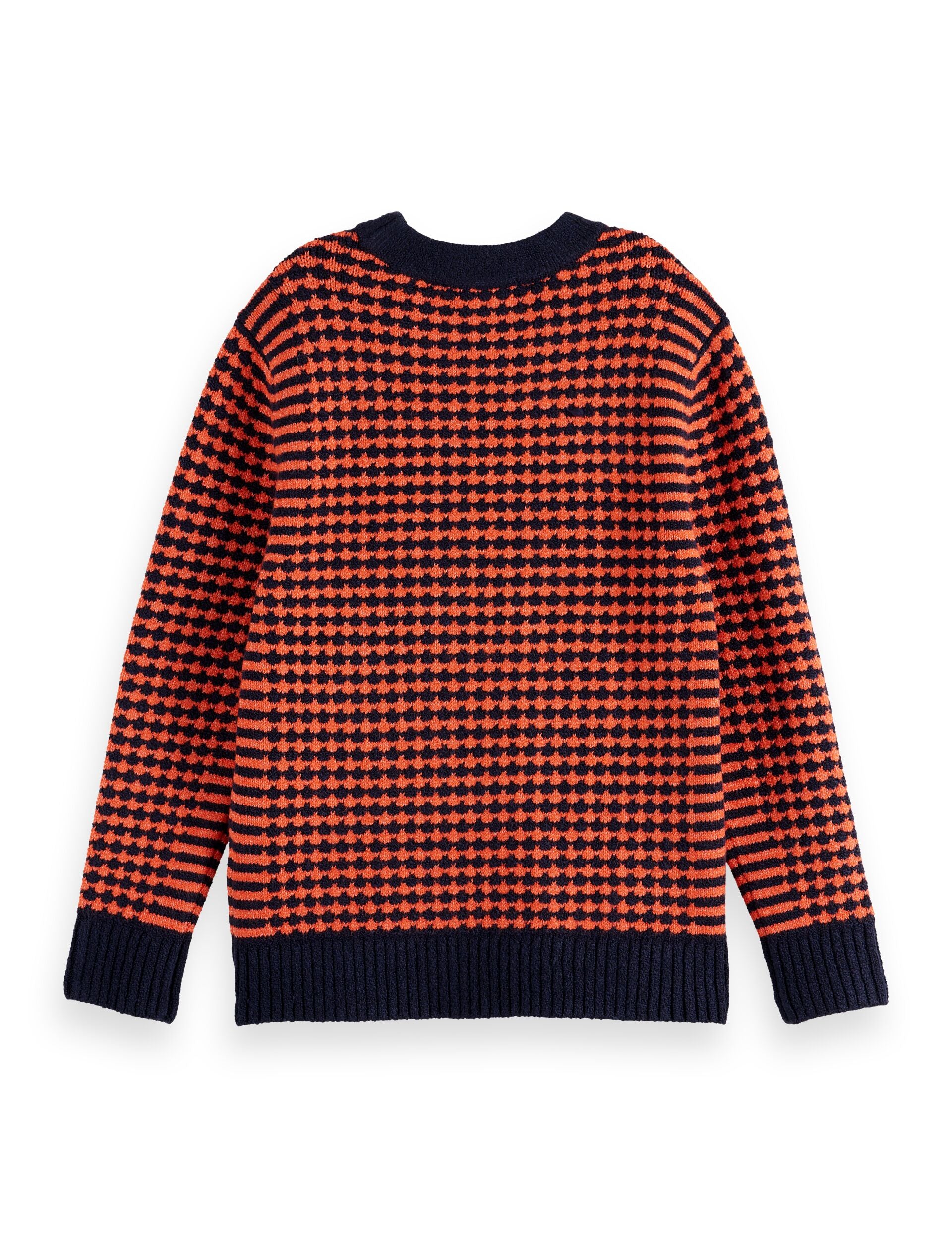 SCOTCH & SODA CHENILLE PATTERN PULLOVER SWEATER