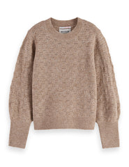 SCOTCH & SODA LIGHTWEIGHT AJOUR KNIT PULLOVER